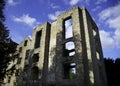 Hardwick Old Hall ruins Royalty Free Stock Photo